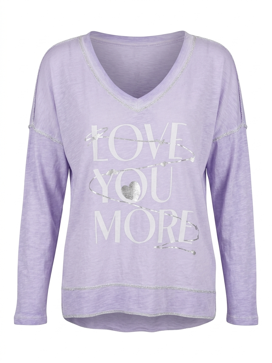 Violet love you top