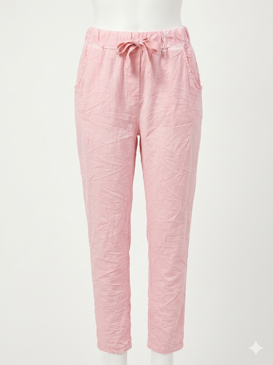 Straight leg pink Magic Pants