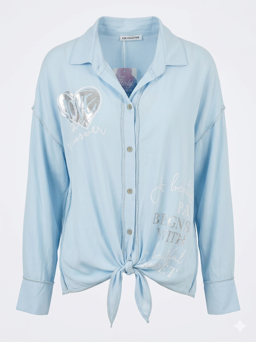 Fifi blue top