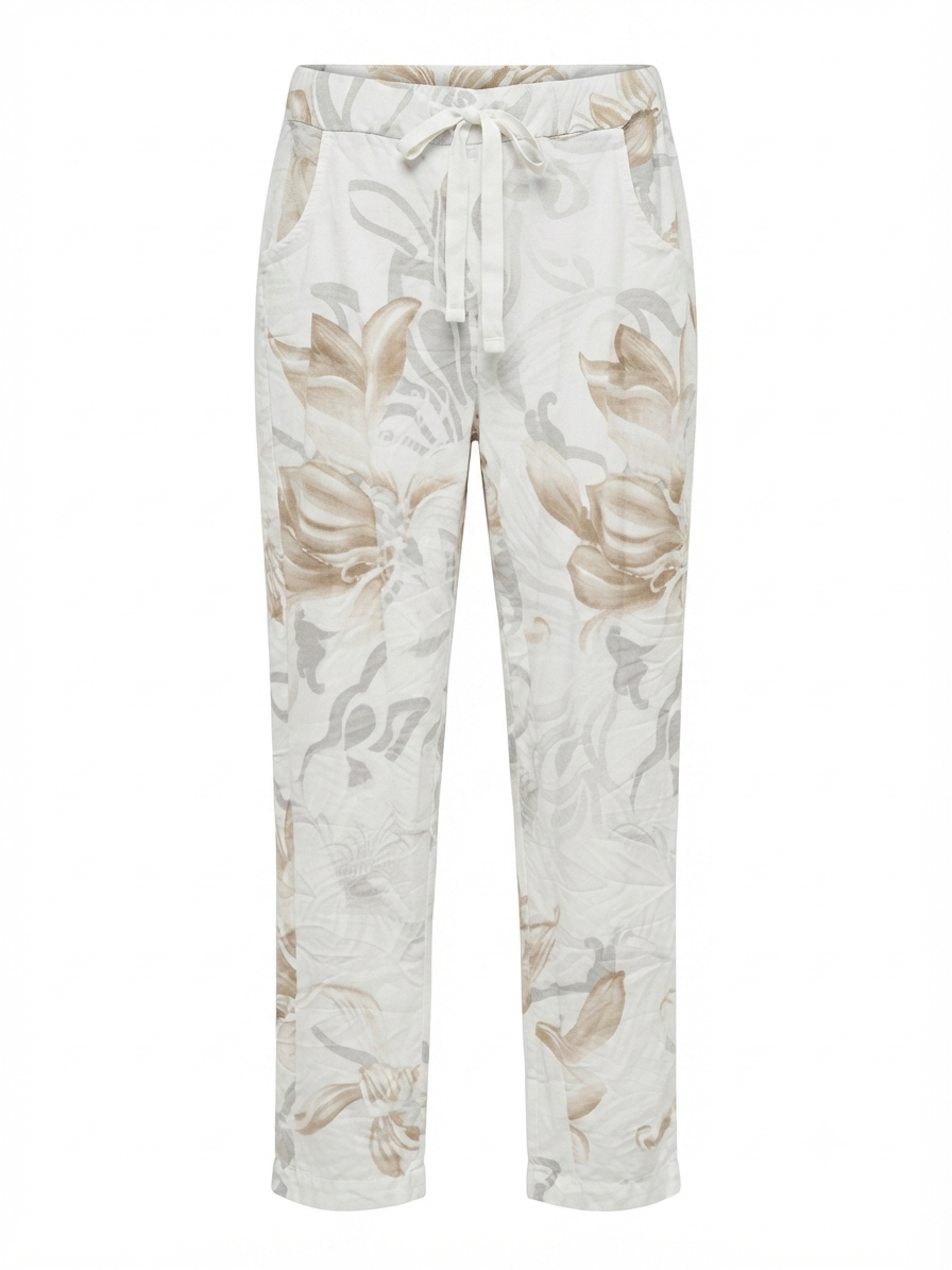 Sally print Italian magic pants