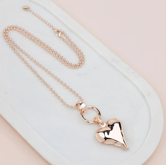 HEART PENDANT NECKLACE