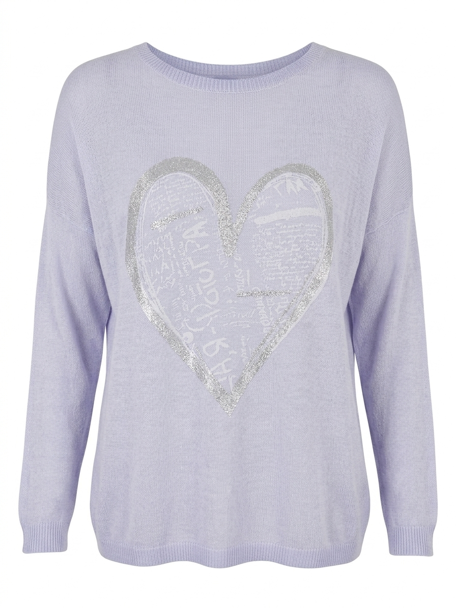 Violet heart top