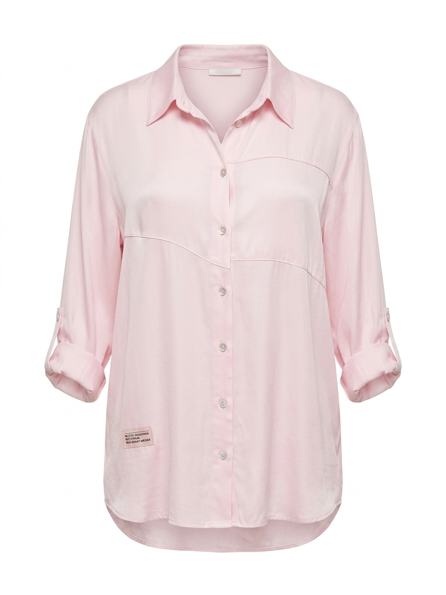 Pink collar top