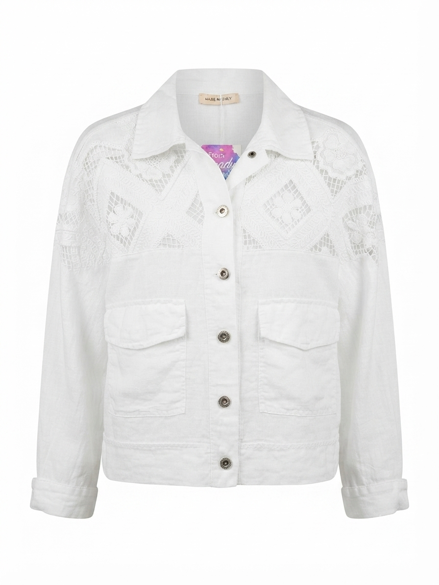 Italian line crochet jacket